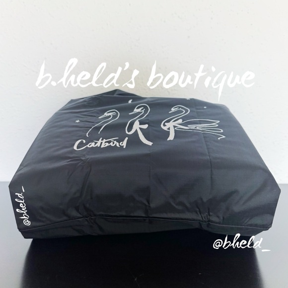 Catbird x BAGGU Collaboration Black Swan Lunch Bag Brand New NWT - Picture 7 of 16